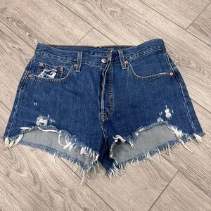 Levi’s women’s 501 high rise jean shorts